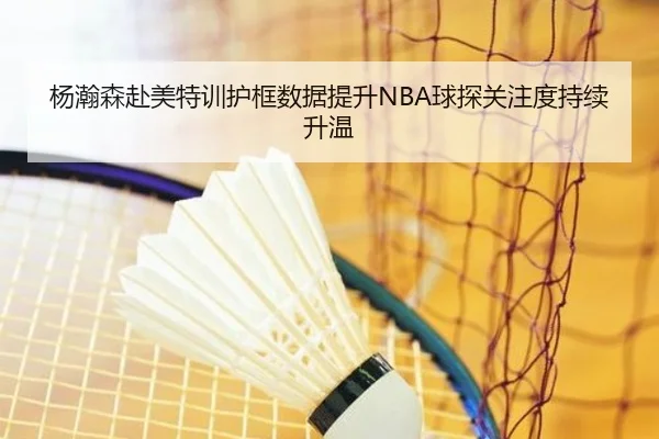 杨瀚森赴美特训护框数据提升NBA球探关注度持续升温